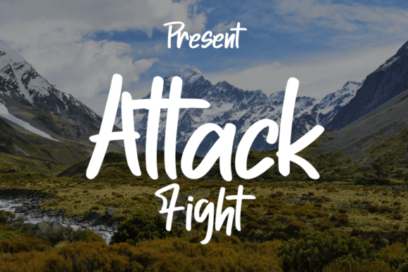 Attack Fight: A Font for Polished Branding