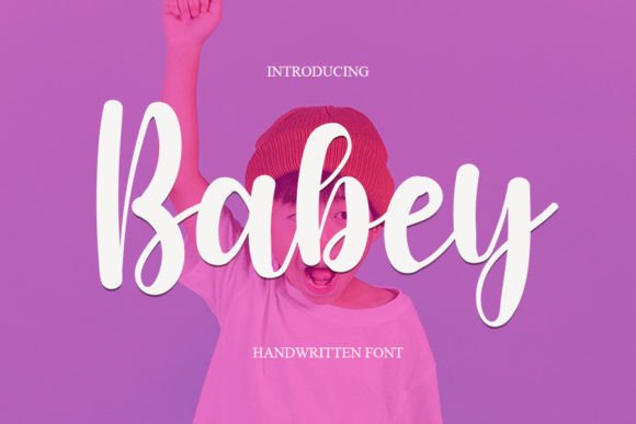 Babey: A Handwritten Font for Creative Web Design