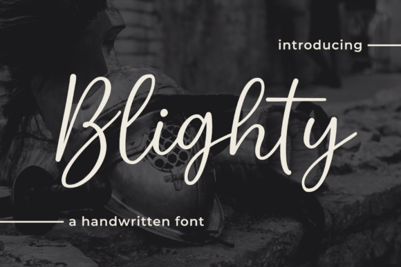 Blighty: A Sweet Font for Business Branding