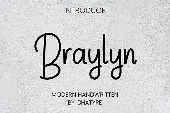 Braylyn: A Script Font for Real Projects