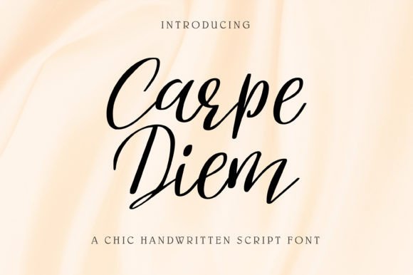 Carpe Diem: A Charming Script Font