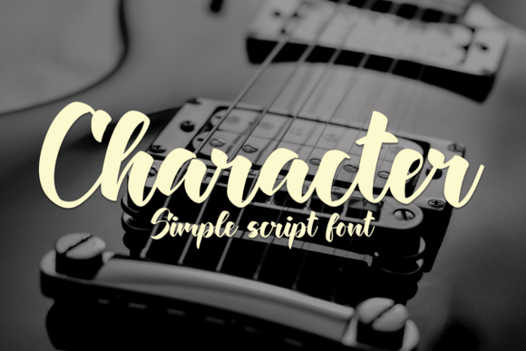 Character Font: Elegant Script for Editorial Design