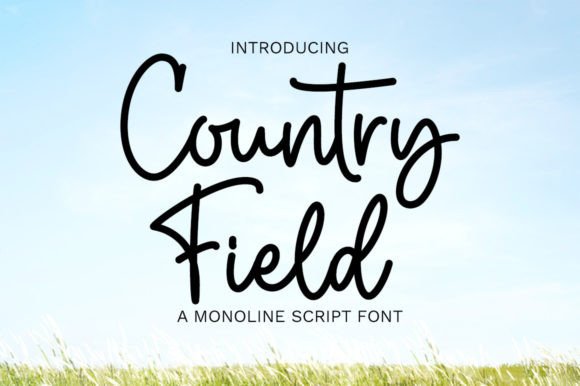 Country Field: A Graceful Script Font