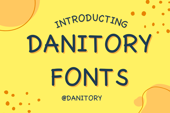 Danitory: A Whimsical Font for Web Design