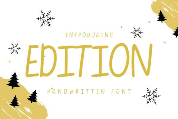 Edition: A Festive Font for Web Design