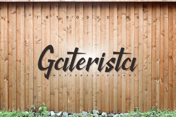 Gaterista: A Bold Handwritten Font