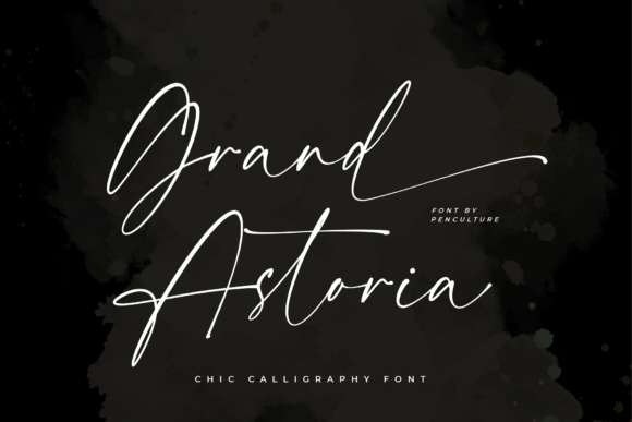 Grand Astoria Font: Elegant Script for Digital Marketing
