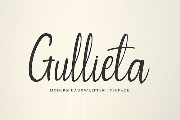 Gullieta: A Script Font for Web Design