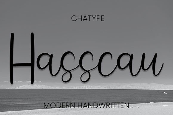 Hasscau: A Handwritten Font for Creative Projects
