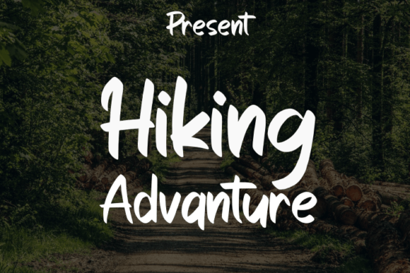 Hiking Advanture: A Font for Bold Campaigns