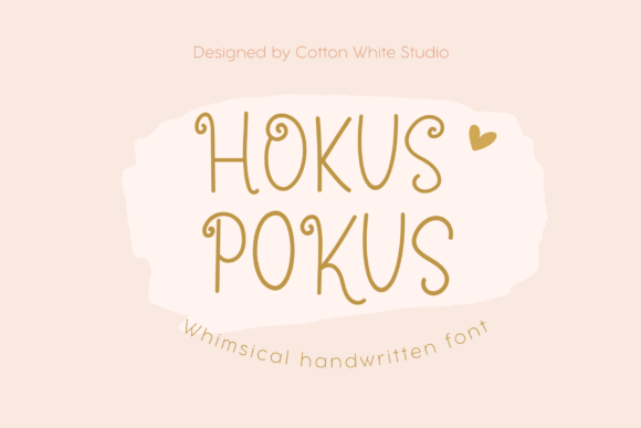 Hokus Pokus: A Cute Font for Creative Projects
