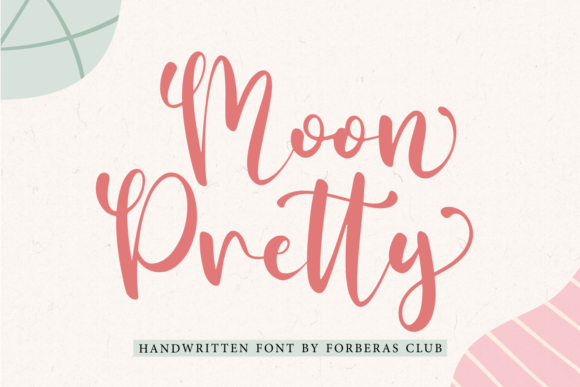 Moon Pretty: A Flowing Script Font