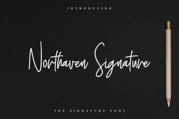 Northaven Signature Font for Web Design