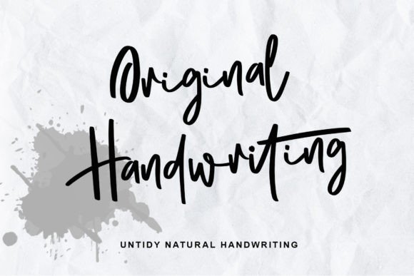 Original Handwriting Font Review