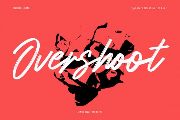 Overshoot: A Script Font for Elegant Design