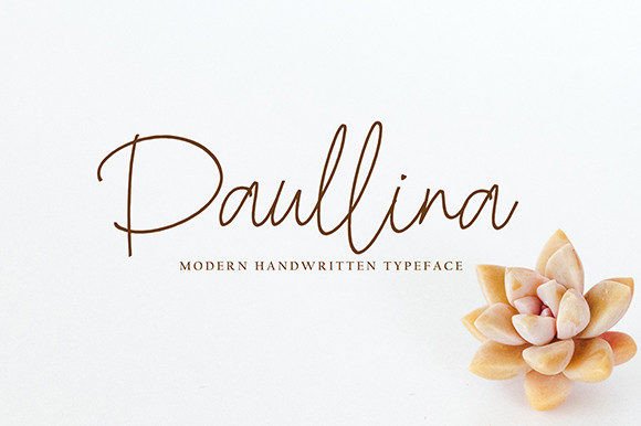 Paullina: A Script Font for Creative Marketing