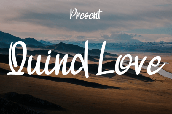 Quind Love: A Script Font for Creative Makers
