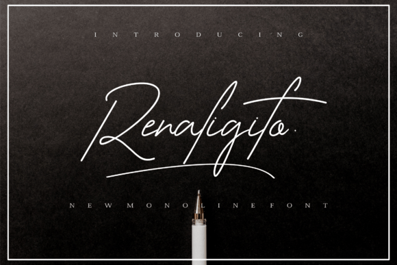 Renaligito: A Handwritten Font for Creative Makers