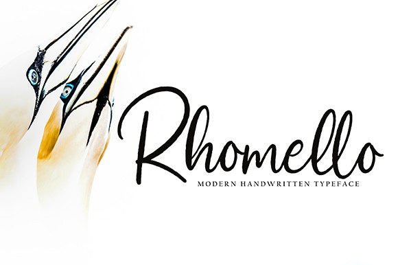 Rhomello: A Creative Script Font