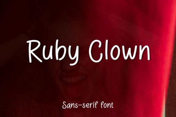 Ruby Clown Font: Handwritten Elegance for Business