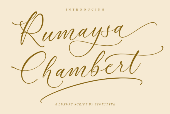 Rumaysa Chambert: A Font for Polished Branding