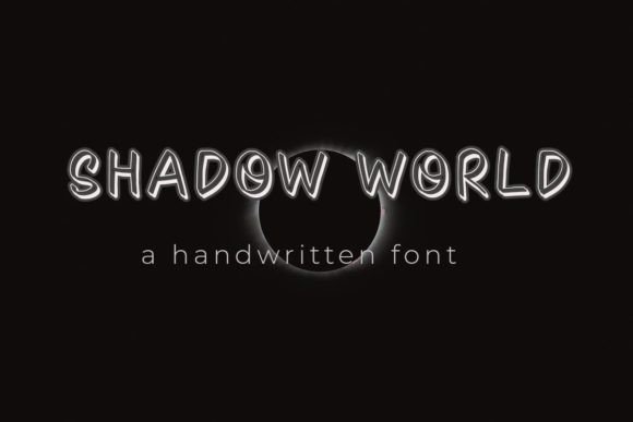 Shadow World Font for Web Design