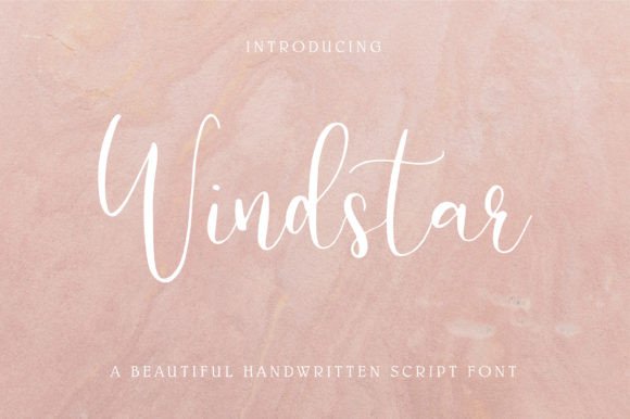 Windstar: A Stylish Handwritten Font